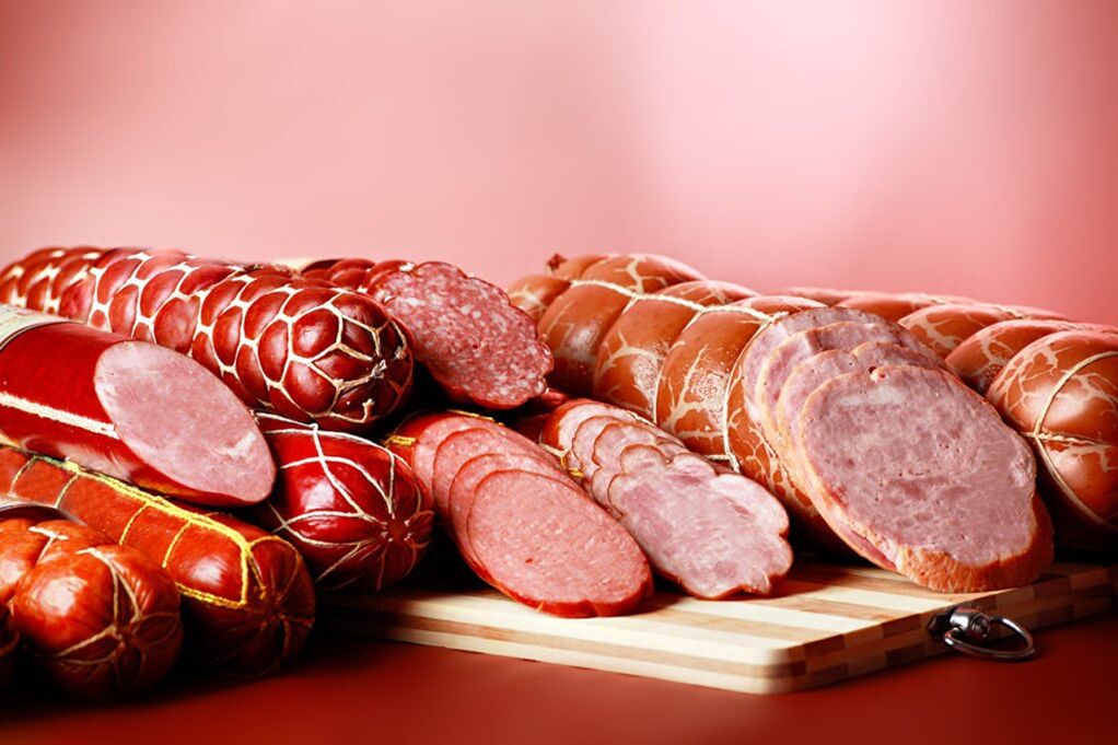 sausages as a forbidden food in prostatitis