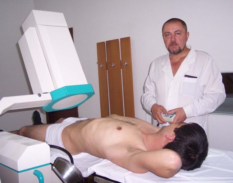 Physiotherapy to relieve the symptoms of prostatitis in men
