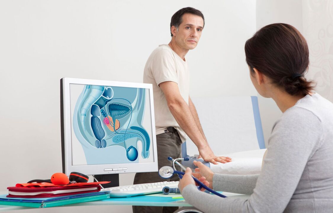 consultation with a doctor about prostatitis